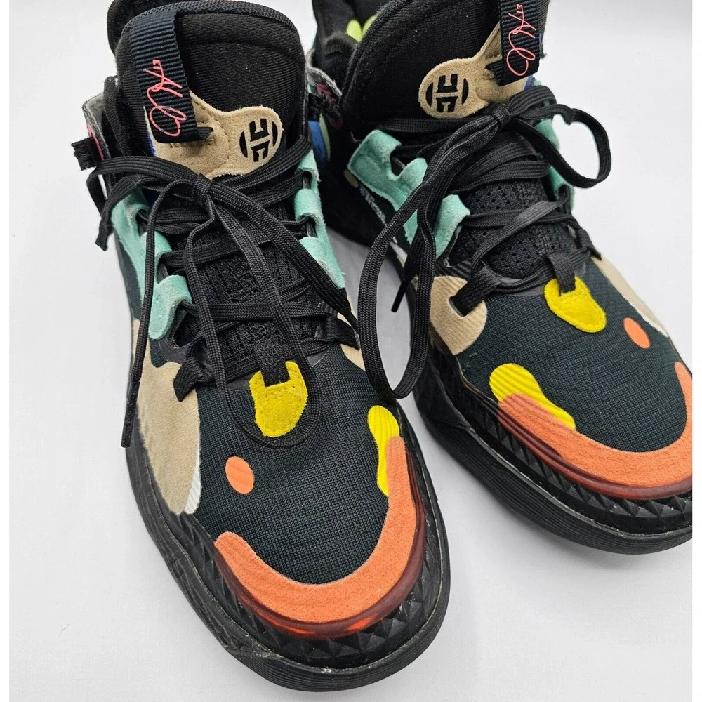 Adidas Sneakers Mens 6 James Harden‎ Vol. 5 Futurenatural Black Multi Basketball